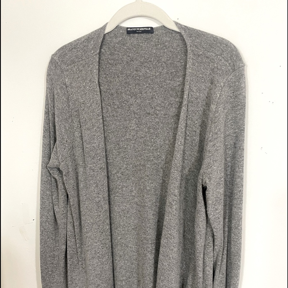 Gray Brandy Melville cardigan